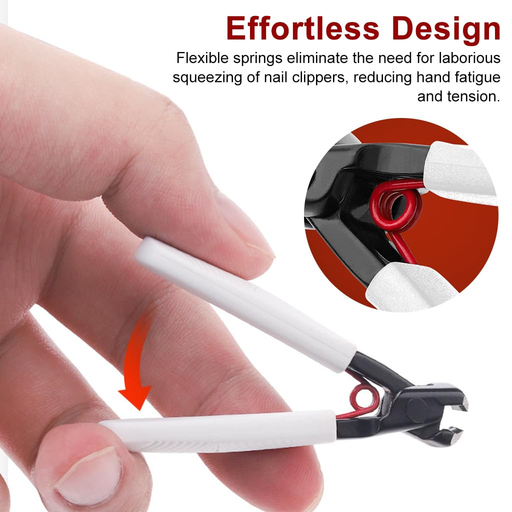 MAYCREATE Nail Cutter For Men Heavy Duty Stainless Steel Toenail Fingernail No Splash Trimmer With Catcher Nail Clipper for Thick Nail Toeail Clipper Portable Nail Clipper, White MAYCREATE Nail Cutter For Men Heavy Duty Stainless Steel Toenail Fingernail No Splash Trimmer With Catcher Nail Clipper for Thick Nail Toeail Clipper Portable Nail Clipper, White